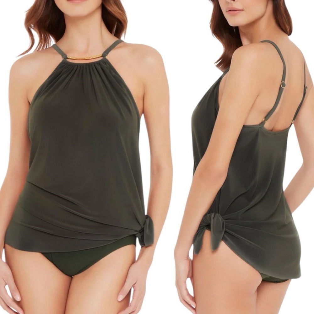 MAGICSUIT by MIRACLESUIT Swimsuit! Retail $178. Military green